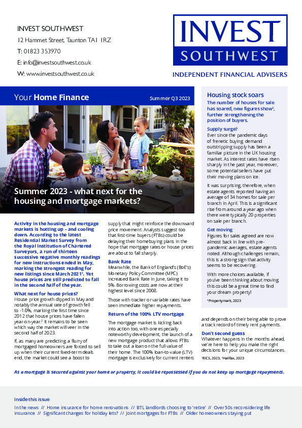 Your Home Finance Summer 2023