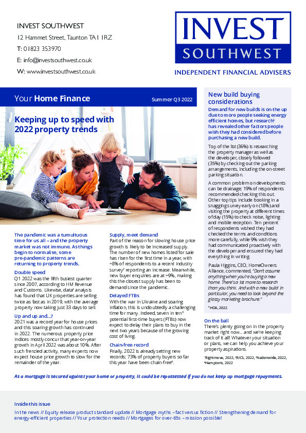 Your Home Finance Summer 2022