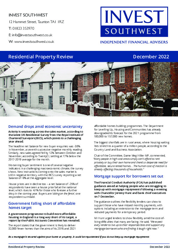 Residential Property Review December 2022