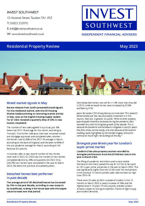 Residential Property Review May 2023