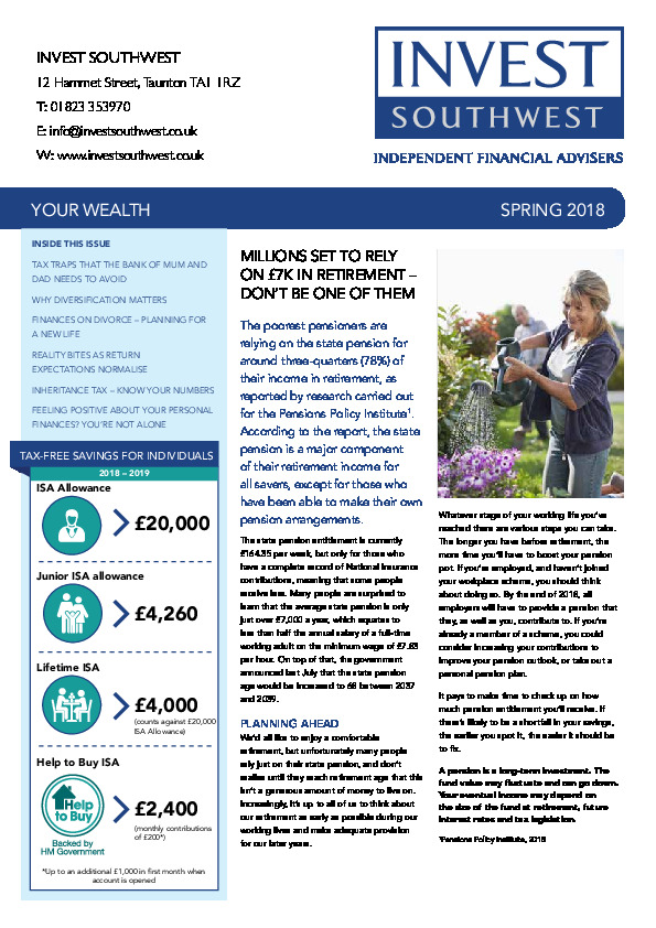 Your Wealth - Spring 2018